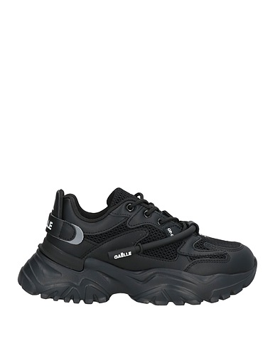 GAëLLE Paris Sneakers Black Leather, Textile fibres