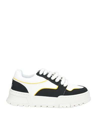 GAëLLE Paris Sneakers White Leather, Textile fibres