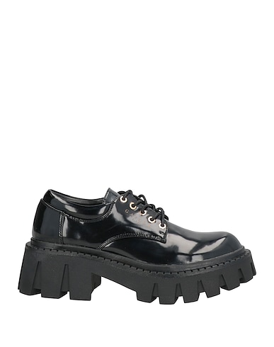 GAëLLE Paris Laced shoes Black Textile fibres