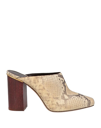 CHLOÉ Mules und Clogs Beige Leder