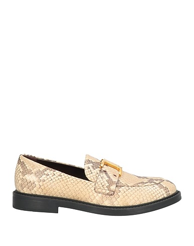 CHLOÉ Loafers Beige Leather