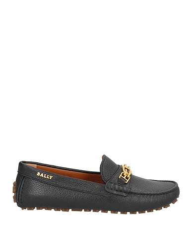 BALLY Loafers Black Calfskin