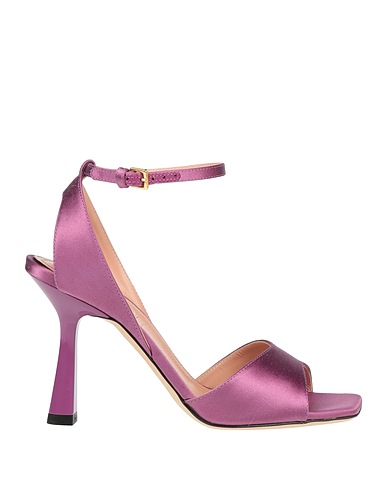 ALBERTA FERRETTI Sandalen Lila Gewebefasern