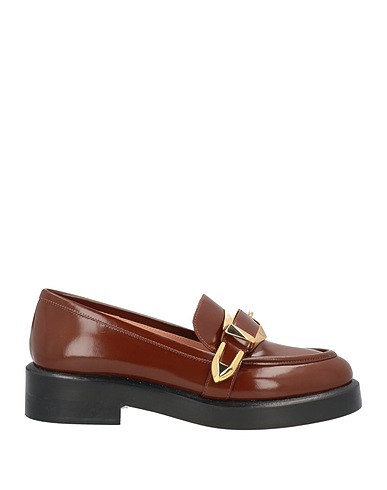 ALBERTA FERRETTI Loafers Brown Leather