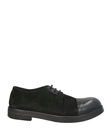 MARSÈLL Laced shoes Black Goat skin, Calfskin