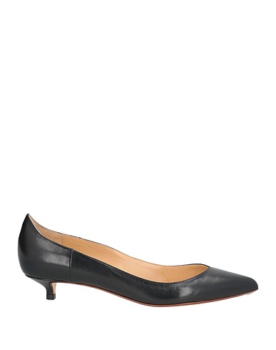 FRANCESCO RUSSO Ballet flats Black Leather