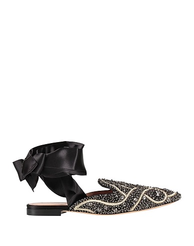 ALBERTA FERRETTI Ballet flats Black Textile fibers