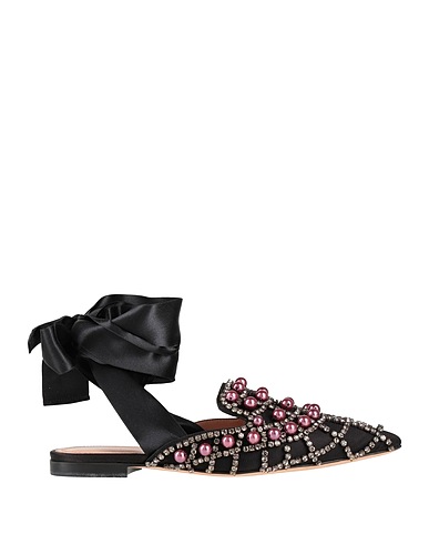 ALBERTA FERRETTI Ballet flats Black Textile fibers