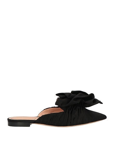 ALBERTA FERRETTI Mules and clogs Black Textile fibres
