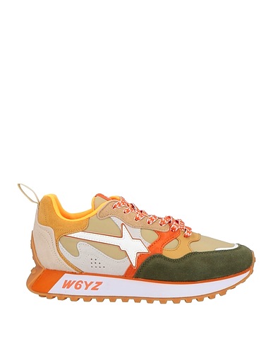 W6YZ Sneakers JUST SAY WIZZ Military green Leather, Textile fibres