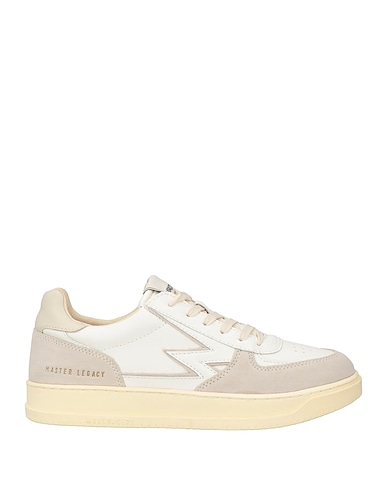 MOACONCEPT Sneakers BIANCO Leather, Textile fibres