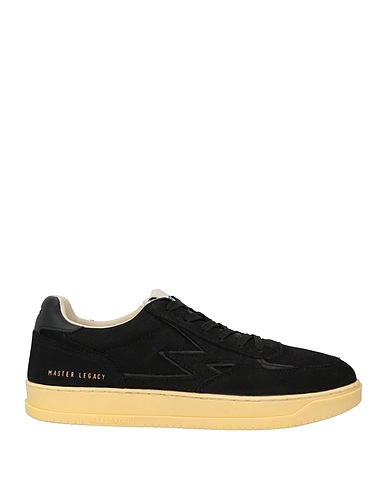 MOACONCEPT Sneakers Schwarz Leder, Gewebefasern
