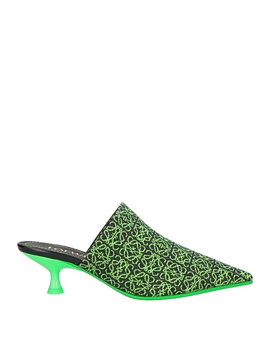 LOEWE Mules and clogs Black Textile fibres