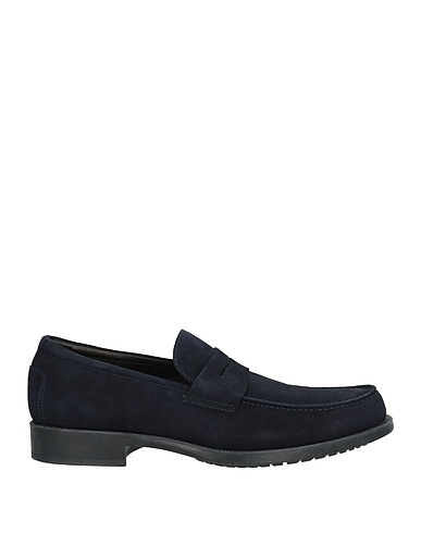 POLLINI Loafers Midnight blue Leather