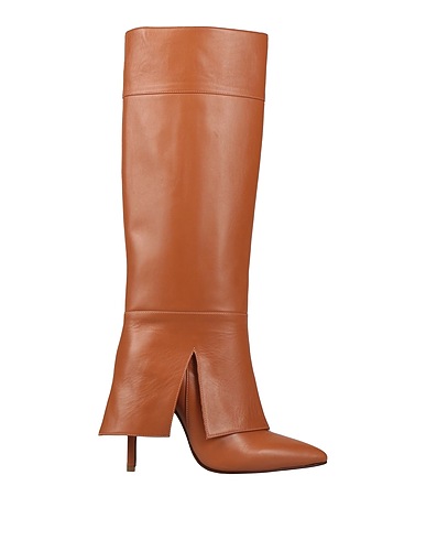 ANDREA WAZEN Boots Tan Leather