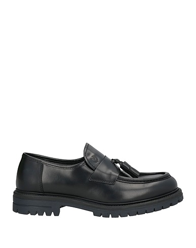 POLLINI Loafers Black Leather