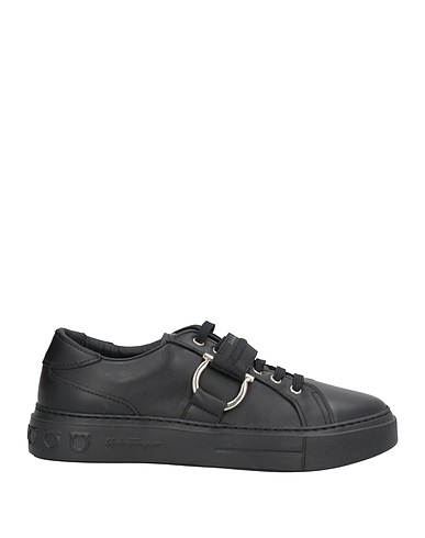 FERRAGAMO Sneakers Black Calfskin