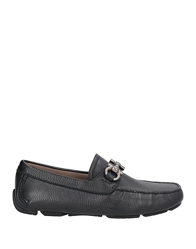 FERRAGAMO Loafers Black Leather