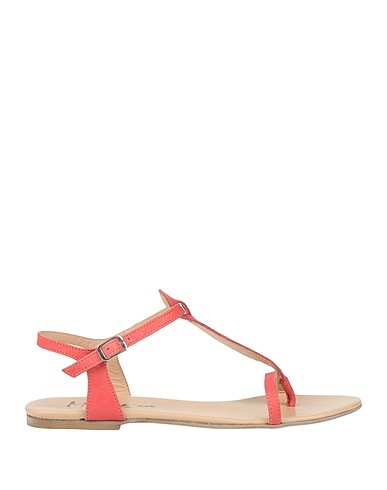 MARY Flip flops Coral Leather