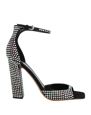 PARIS TEXAS Sandals NERO Leather