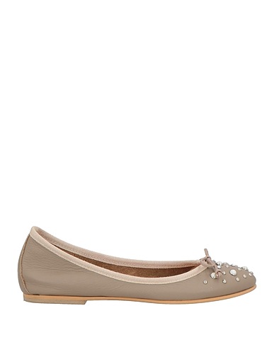 MARY Ballet flats Taupe Calfskin