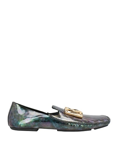 DOLCE&GABBANA Loafers Emerald green Leather