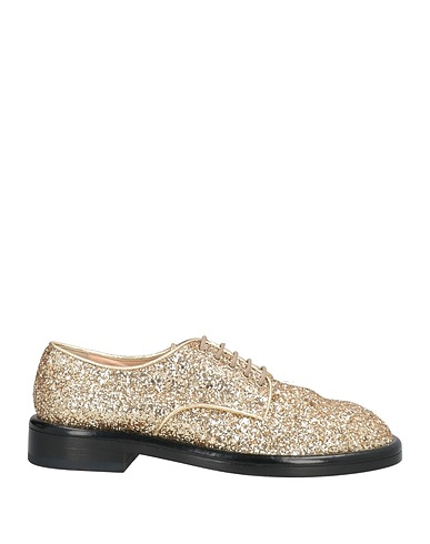 AGL Laced shoes Gold Leather