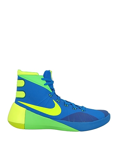 NIKE Sneakers Bright blue Textile fibres, Rubber