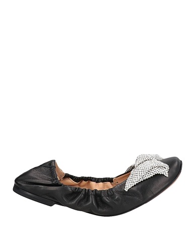 CASADEI Ballet flats Black Leather