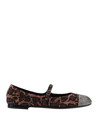 AGL Ballet flats Beige Leather