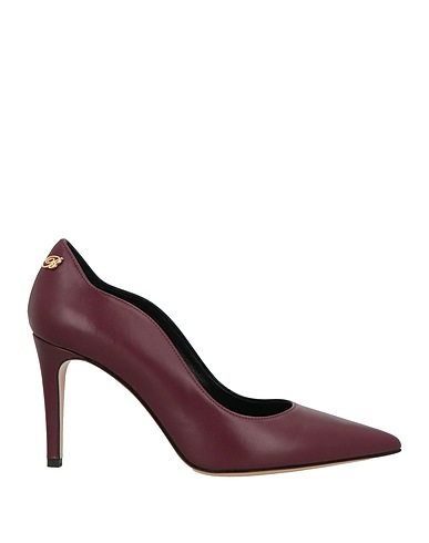 BLUMARINE Court Burgundy Leather