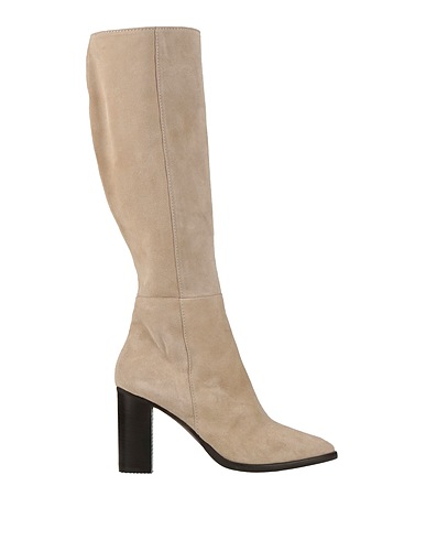 DIVINE FOLLIE Boots Light grey Leather