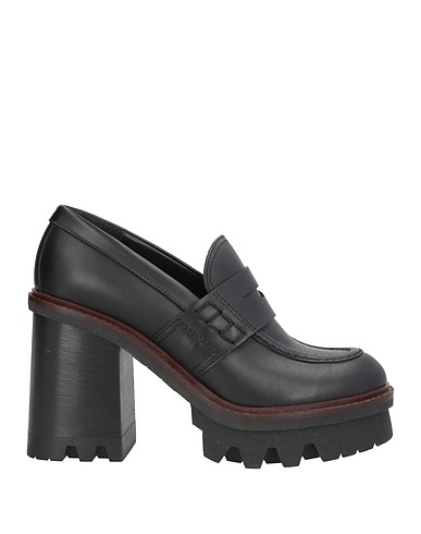 AGL Loafers Black Leather