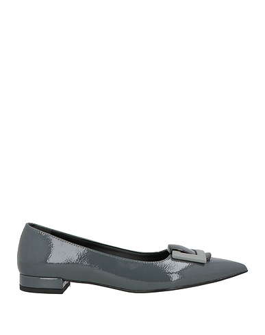 DIVINE FOLLIE Ballet flats Grey Textile fibres