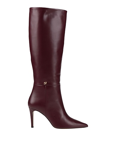 BLUMARINE Stivali Bordeaux Pelle