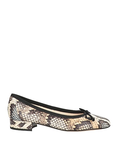 DETAIL Ballerinas Beige Leder