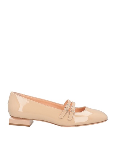 AGL Ballet flats Beige Leather