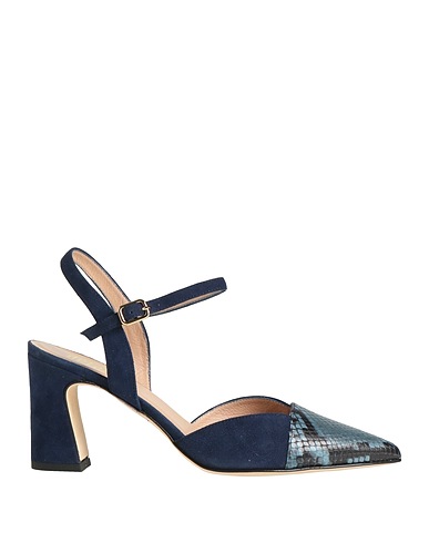 DETAIL Court Navy blue Leather