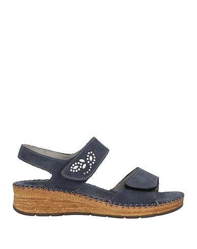 GRÜNLAND Sandalen Taubenblau Leder
