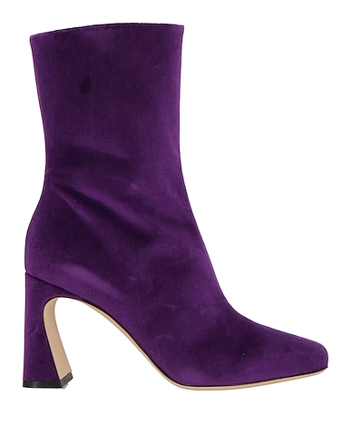 ALBERTA FERRETTI Ankle boot Purple Textile fibers