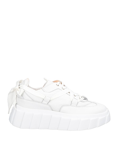 AGL Sneakers BIANCO Leather, Textile fibers