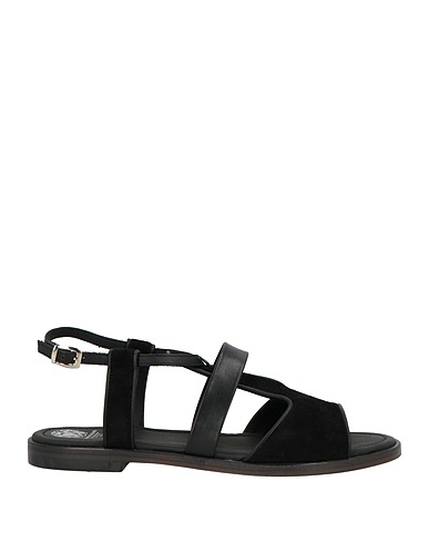 ALBERTO FASCIANI Sandals Black Leather