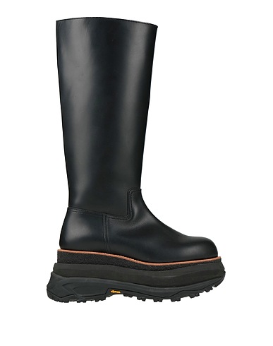 SACAI Boots Black Leather