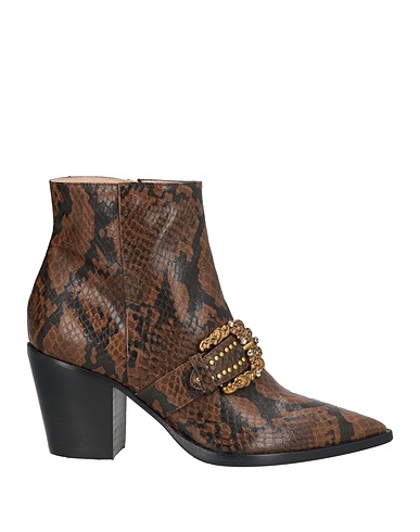 TWINSET Ankle boot Brown Leather