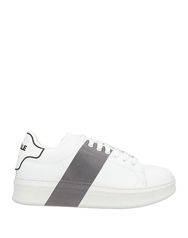 GAëLLE Paris Sneakers White Textile fibres, Leather