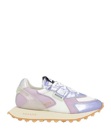 RUN OF Sneakers Λιλά Δέρμα, Ίνες υφασμάτων