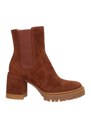 CASADEI Ankle boot Brown Leather