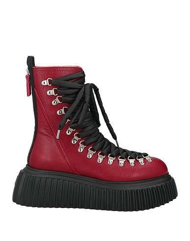 AGL Bottine Bordeaux Cuir