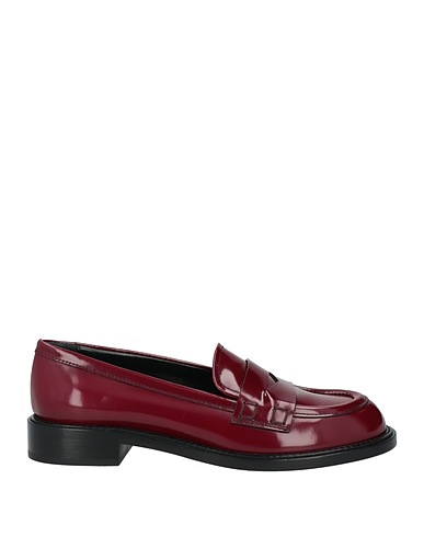 AGL Loafers Burgundy Leather