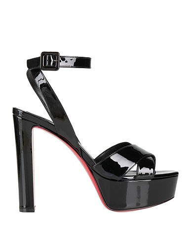 CHRISTIAN LOUBOUTIN Sandals Black Leather